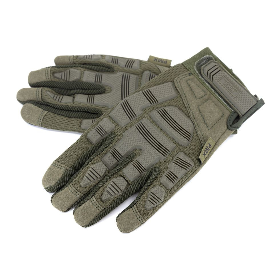 Перчатки тактические PMX Tactical Pro PMX-29 полноразмерные Зелёный  #1