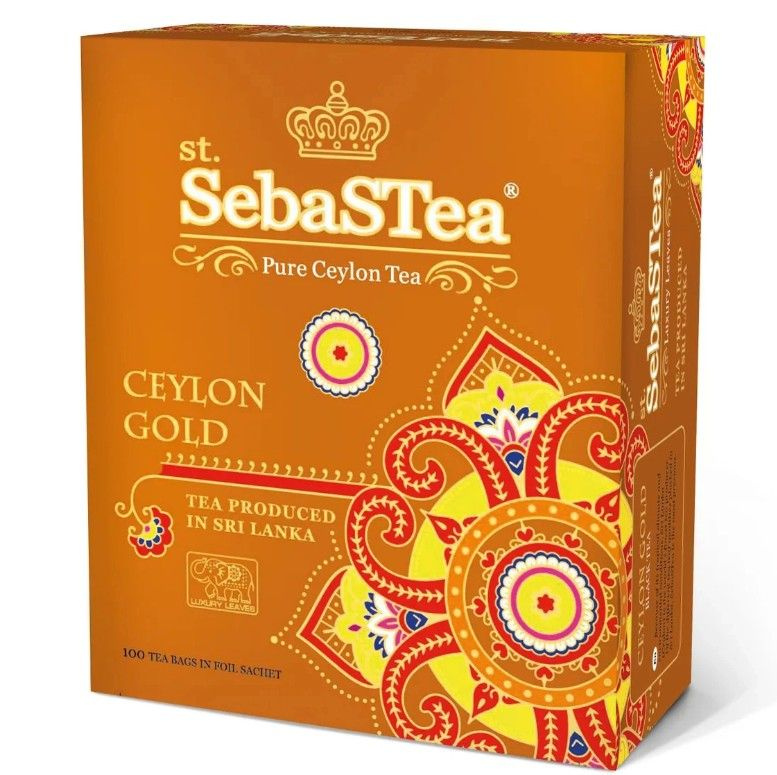 Чай чёрный SebaSTea Ceylon Gold пакетированный #1