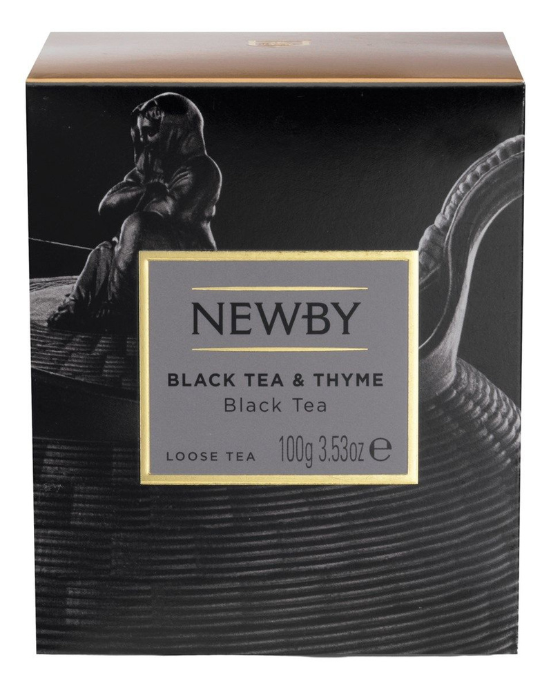 Чай черный Newby Black Tea & Thyme, рассыпной, 100 г #1