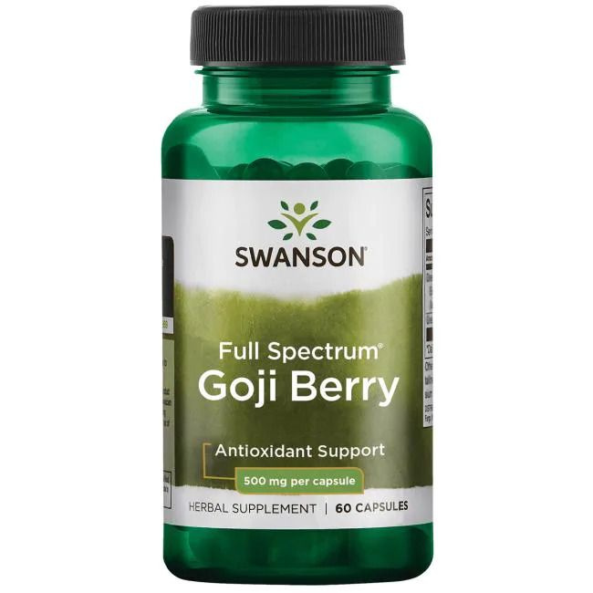 Goji berry 500 mg (Ягоды годжи) 60 капсул (Swanson) #1