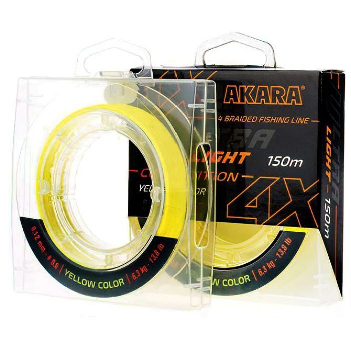 Шнур Akara Ultra Light Competition Yellow 150 м 0,08 #1