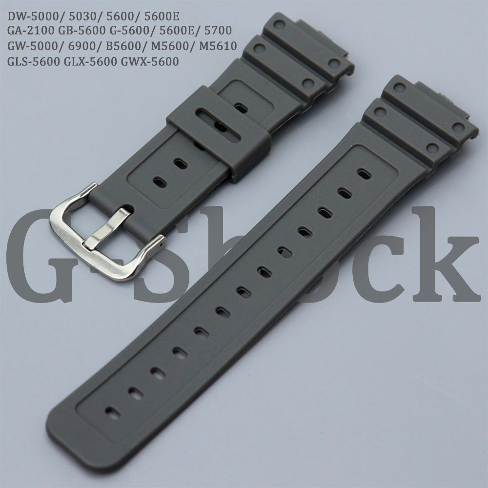 Ремешок для часов G-Shock DW-5600/6900 серый #1