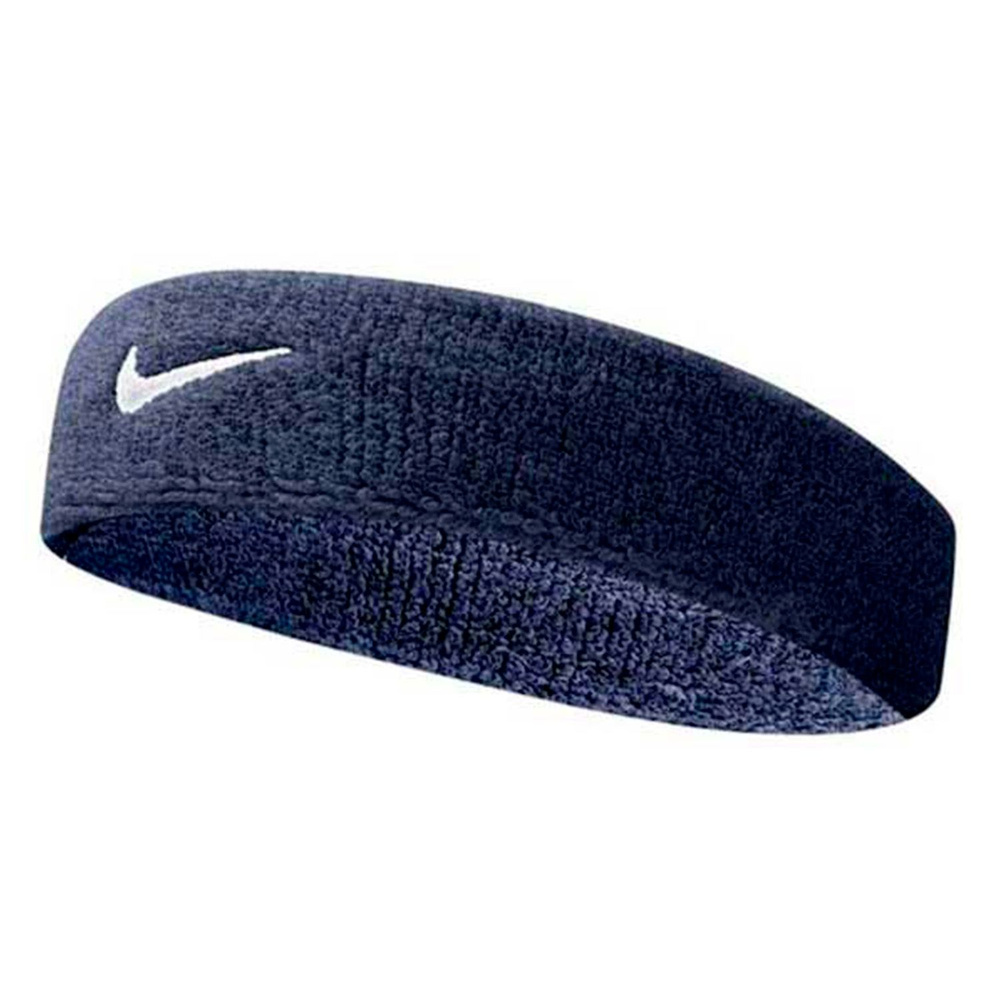 Повязка на голову Nike Headband Swoosh темно-синий #1