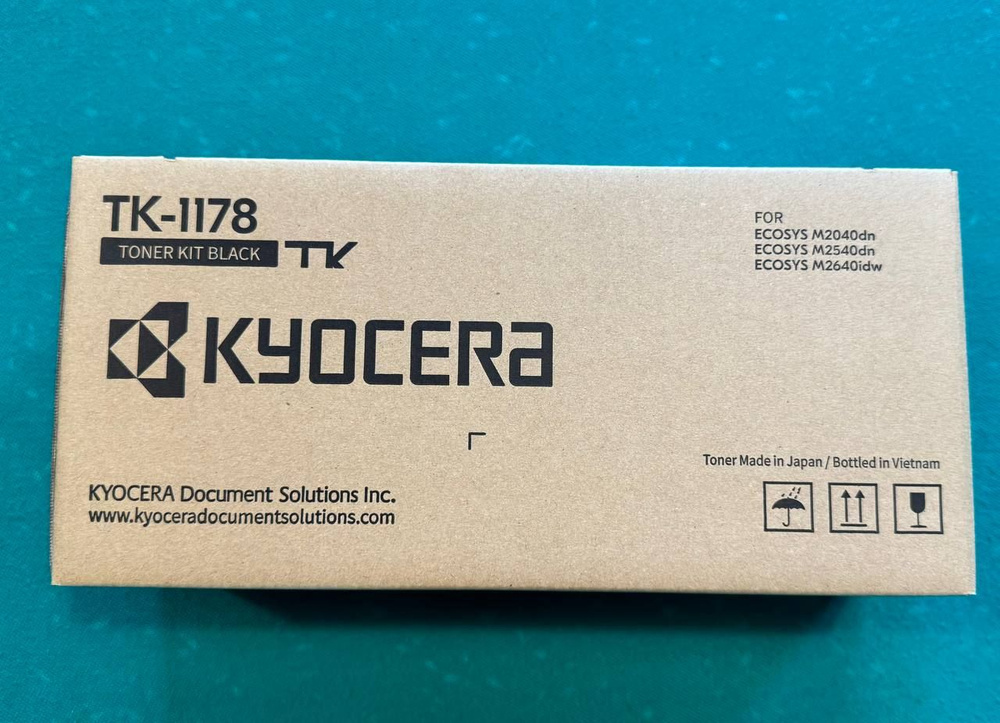 Оригинальный Тонер-картридж Kyocera TK-1178 Black черный #1