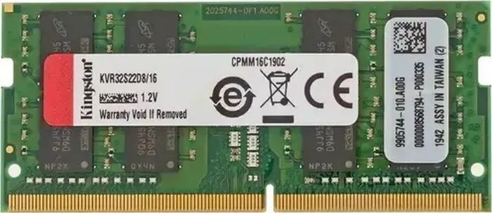 Kingston Оперативная память RAM SO-DIMM DDR4 3200МГц 16Гб 1x16 ГБ (KVR32S22D8/16)  #1