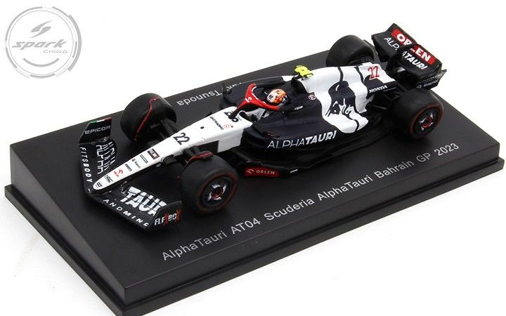 Spark 1:43 - Voiture miniature - Alpha Tauri AT04 #3 Mexican GP F1 2023 - D. Ricciardo - Modèle