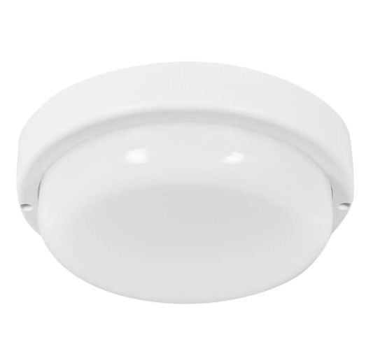 Светильник настенно-потолочный светодиодный Inspire 12 Вт 6500К IP65 круг холодный белый свет цвет белый #1