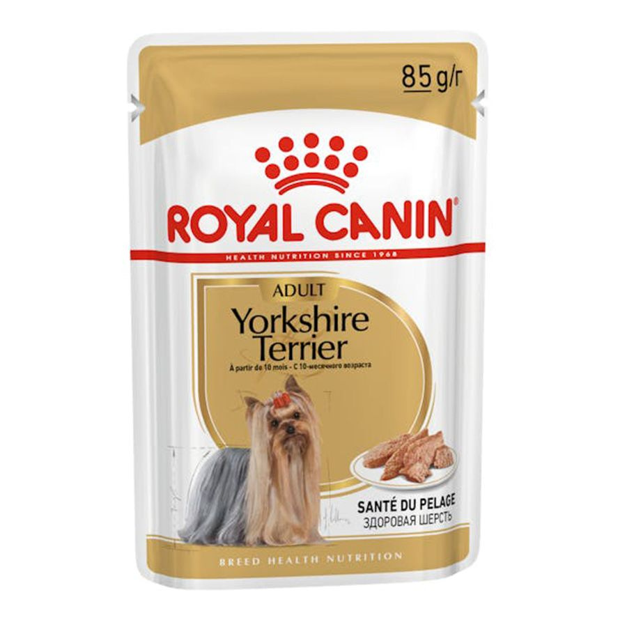 Корм ROYAL CANIN Yorkshire Terrier Роял Канин влажный корм для йорков, паштет 6 шт х 85 гр паучи  #1