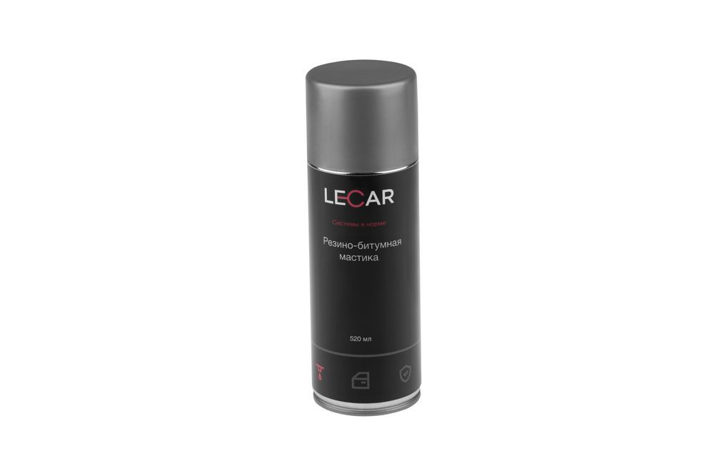 Резино-битумная мастика LECAR 520 мл. (аэрозоль), LECAR000020111 #1