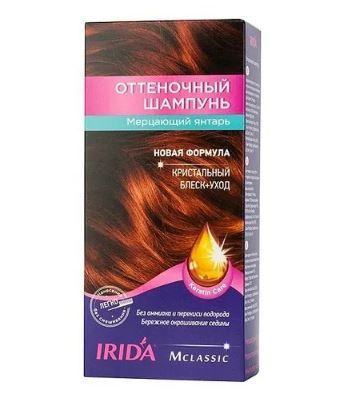 Irida Шампунь оттеночный М Classic Мерцающий янтарь, 75 мл #1