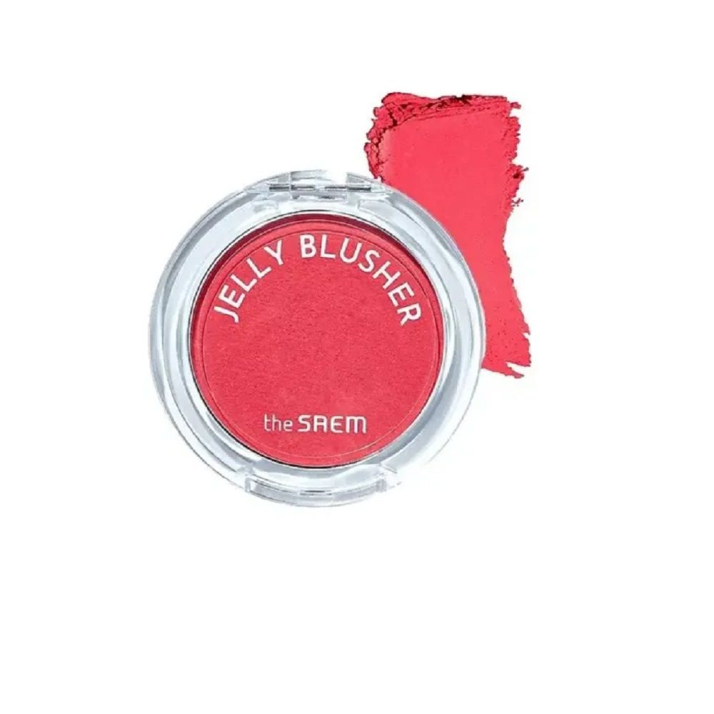 THE SAEM Румяна для лица Jelly Blusher PK02 Scarlet Pink 4,5гр #1