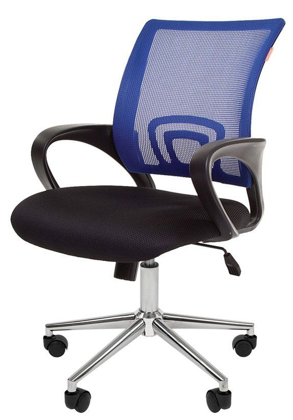 Офисное кресло Chairman 696 Россия TW синий хром new #1