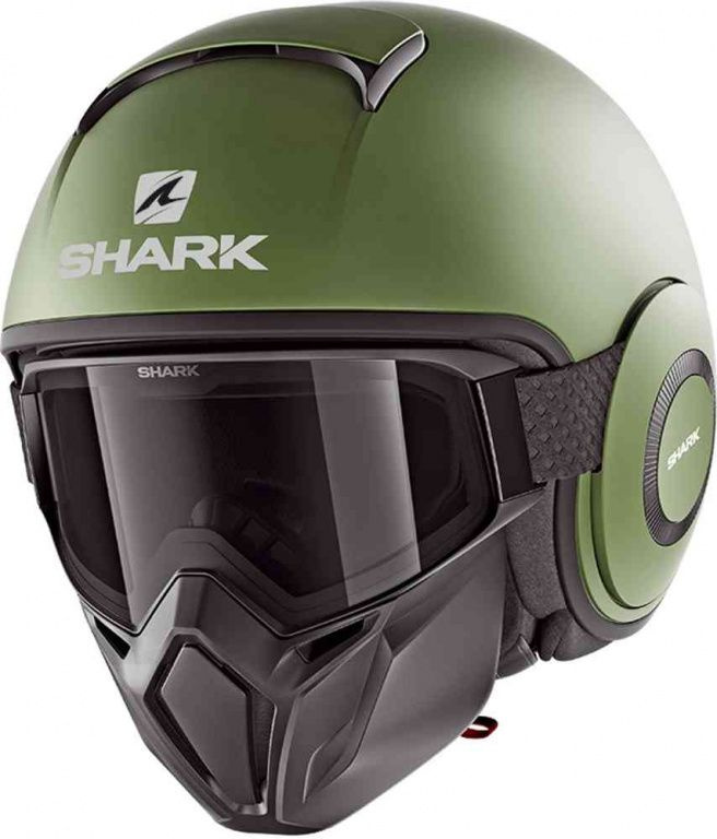 SHARK Шлем STREET DRAK BLANK MAT Green XL #1