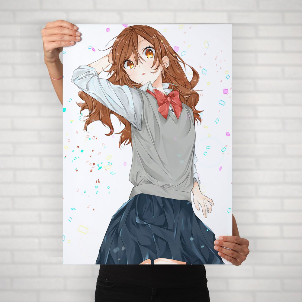 Плакат на стену для интерьера Хоримия (Horimiya - Кёко Хори 7) - Постер по аниме формата А2 (42x60 см) #1