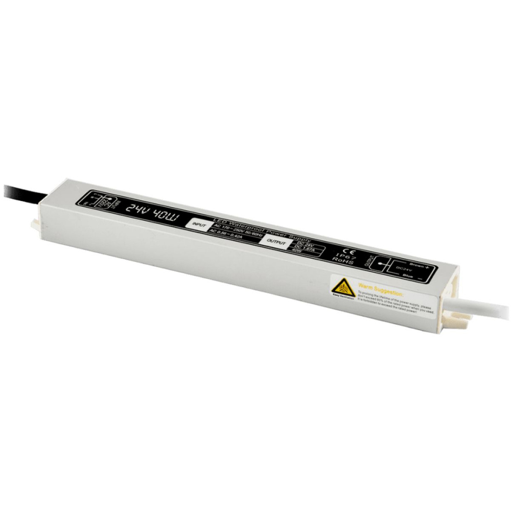 Блок питания для светодиодной ленты SWG MTPW-40-24, 24V, IP67, 40W #1