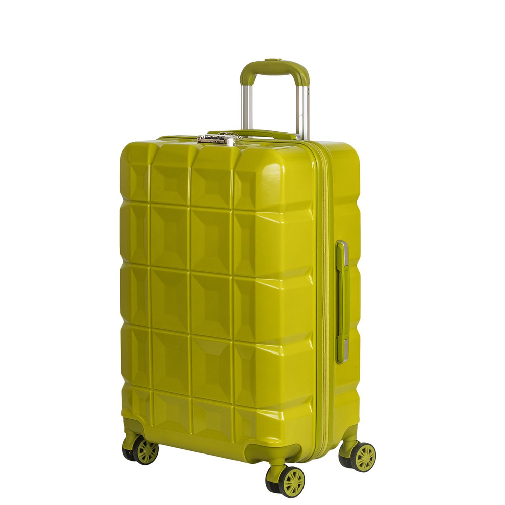 Чемодан Samsonite сверхпрочный S spring grass из ABS-пластика с кодовым замком  #1