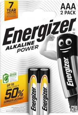 Energizer Батарейка AAA, Щелочной тип, 2 шт #1