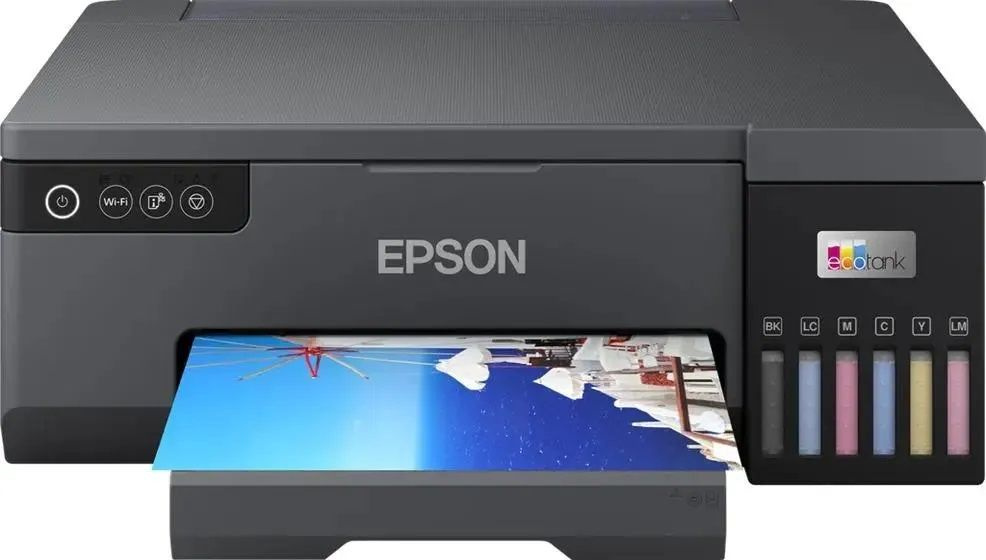 Принтер струйный Epson L8050, цветной, 5760х1440 dpi, А4, USB, (C11CK37405), чёрный  #1