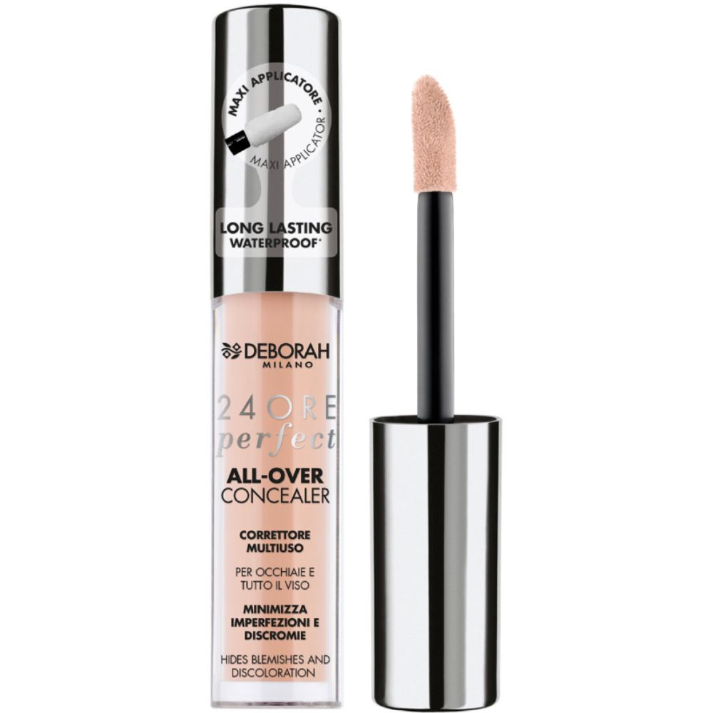 DEBORAH Корректор жидкий 24 ORE PERFECT ALL OVER CONCEALER тон 01 белоснежный  #1