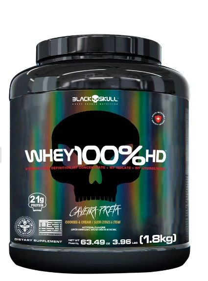 Black Skull, Whey 100% HD, Сывороточный протеин, 1,8кг #1