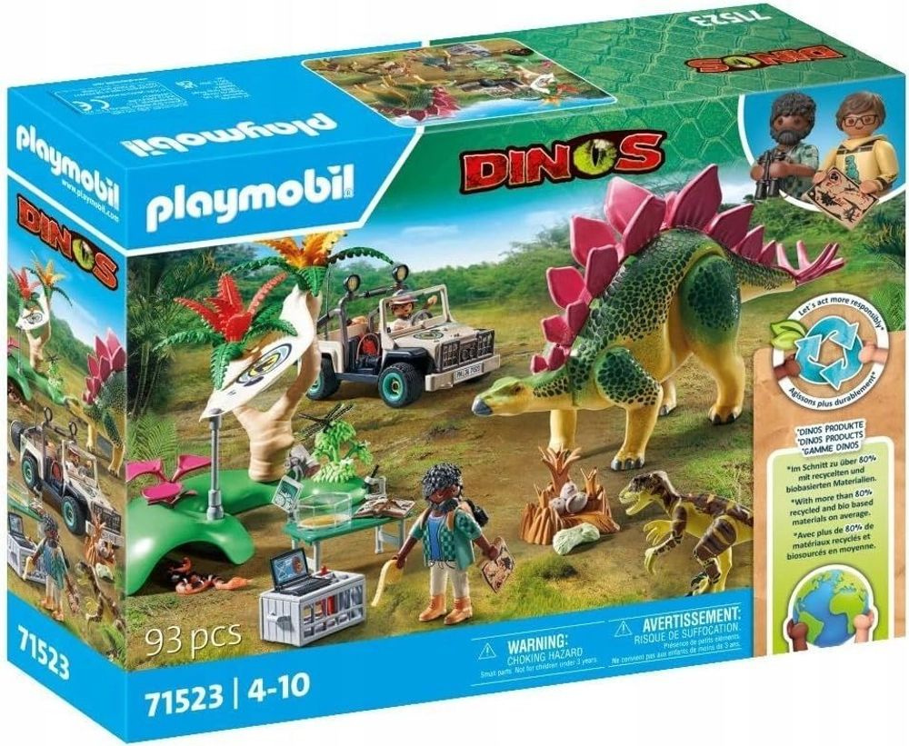 Конструктор Playmobil Dinos Лагерь исследований динозавров 71523  #1