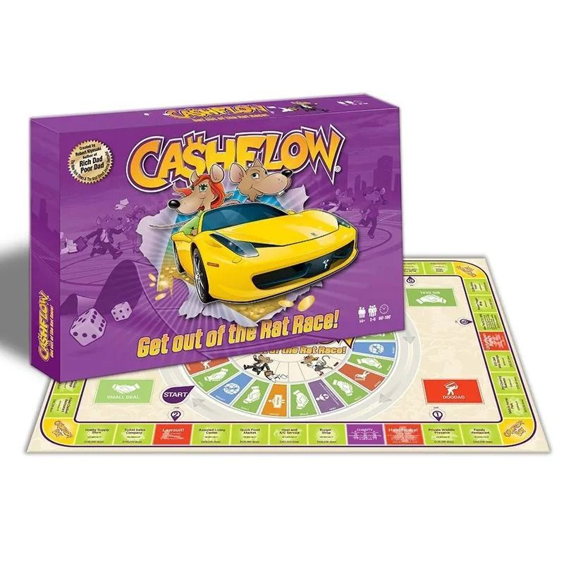 Cashflow Настольная игра Как вырваться из крысиных бегов, финансовая игра серии Денежный поток  #1