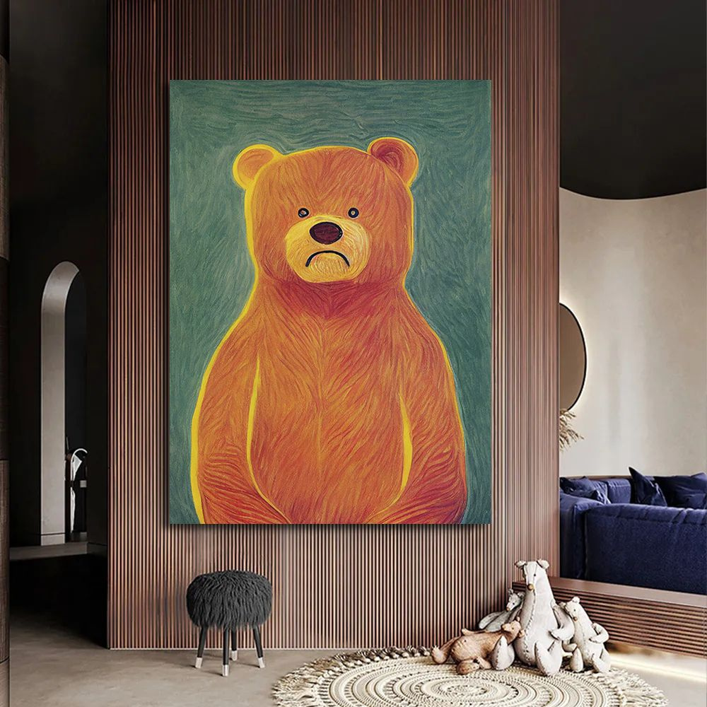 Картина медвежонок, 60х80 см. #1
