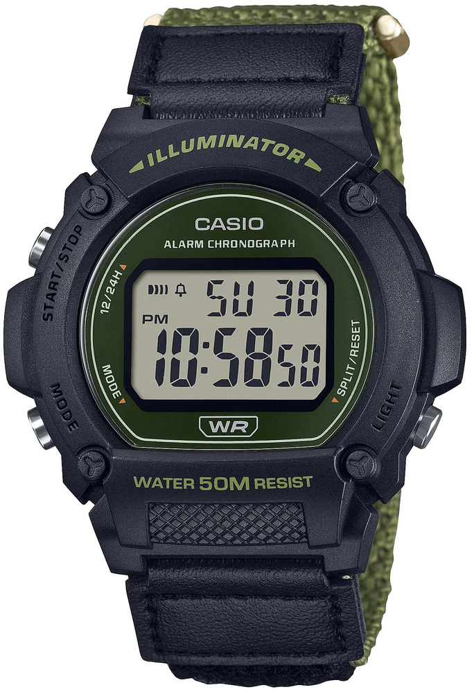 Часы наручные CASIO W-219HB-3A #1