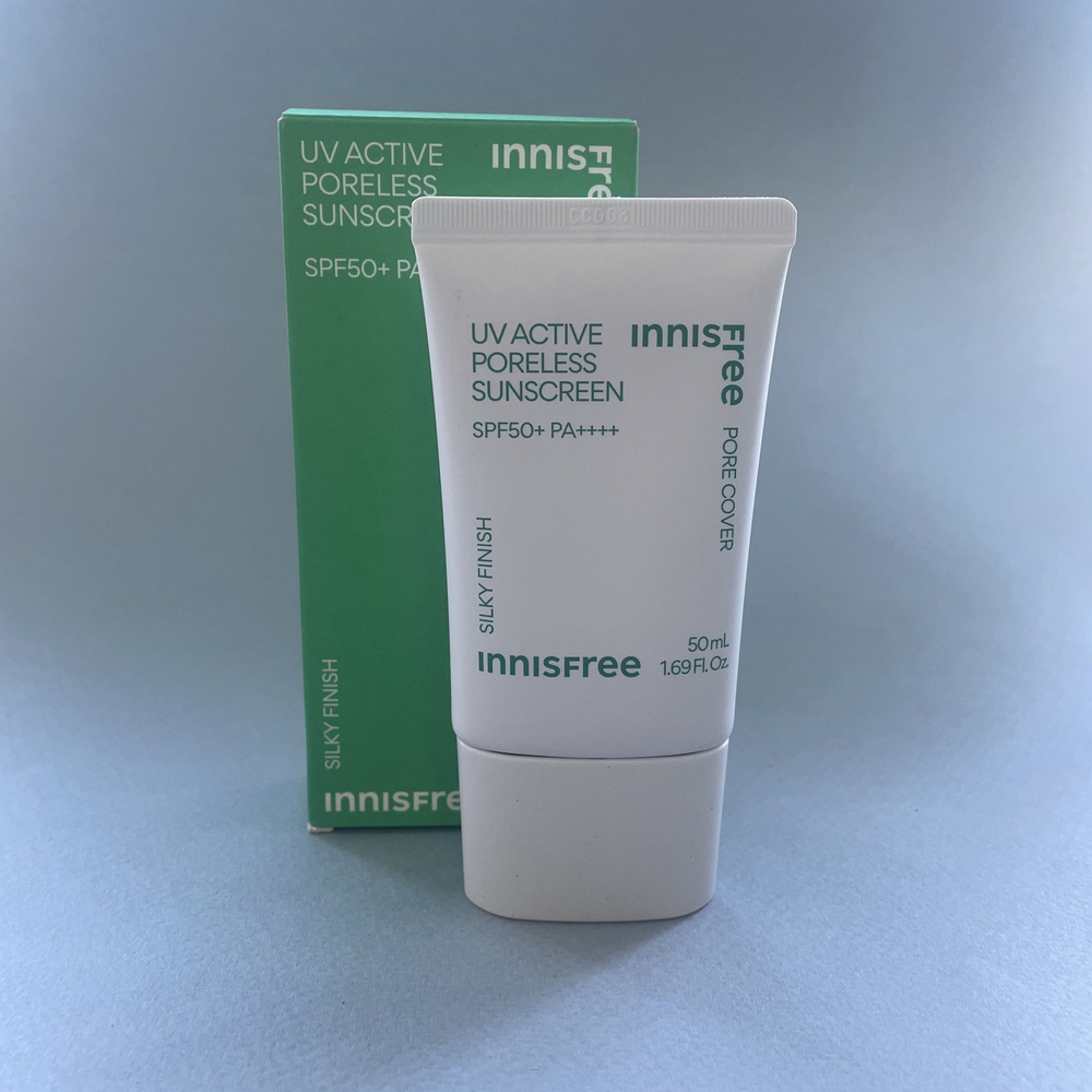 Солнцезащитный крем с маскировкой пор INNISFREE UV Active Poreless Sunscreen spf50  #1