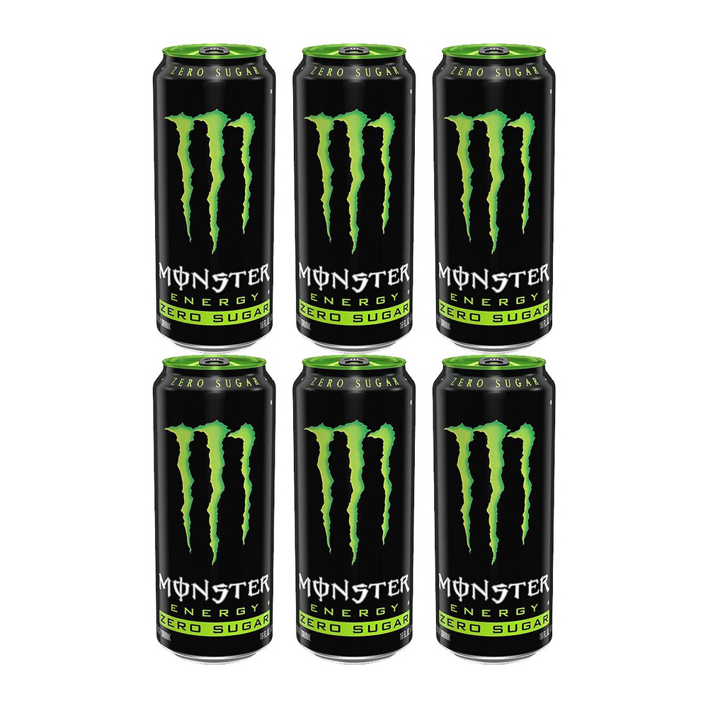 Энергетик Набор Monster Energy Original 6шт по 500мл Без сахара #1