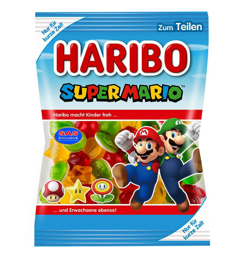 Жевательный мармелад Haribo Super Mario Супер Марио 2 уп х 175 гр #1