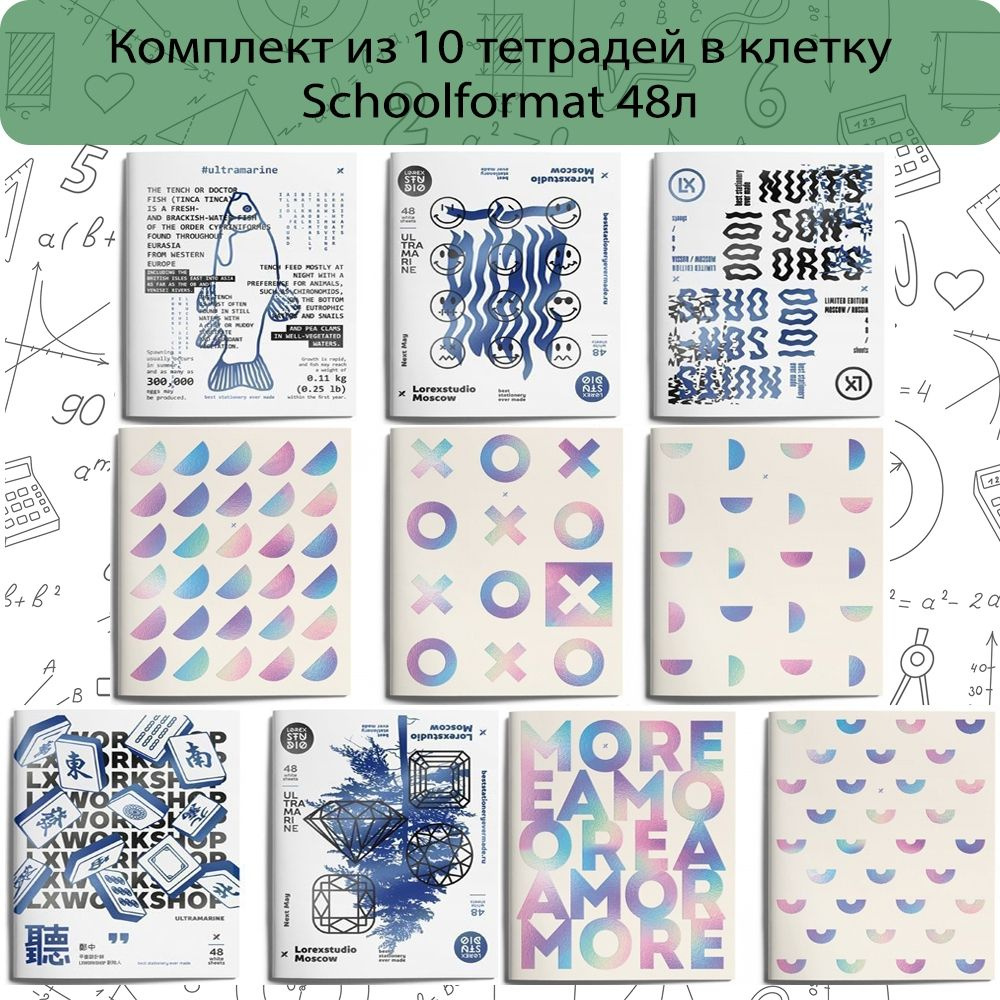 Schoolformat Набор тетрадей, 1 шт., листов: 48 #1