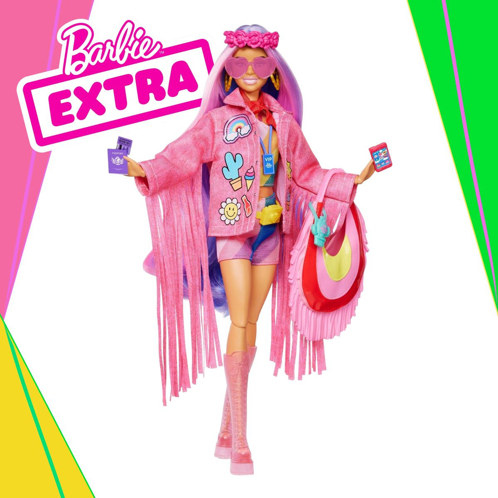 Шарнирная кукла Barbie Extra Fly HPB15 в пустыне с аксессуарами Барби Mattel  #1
