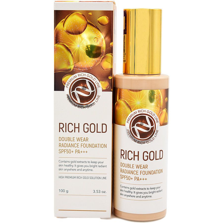 Тональный крем с золотом Rich Gold Double Wear Radiance Foundation SPF50+ PA+++ (тон № 13)  #1