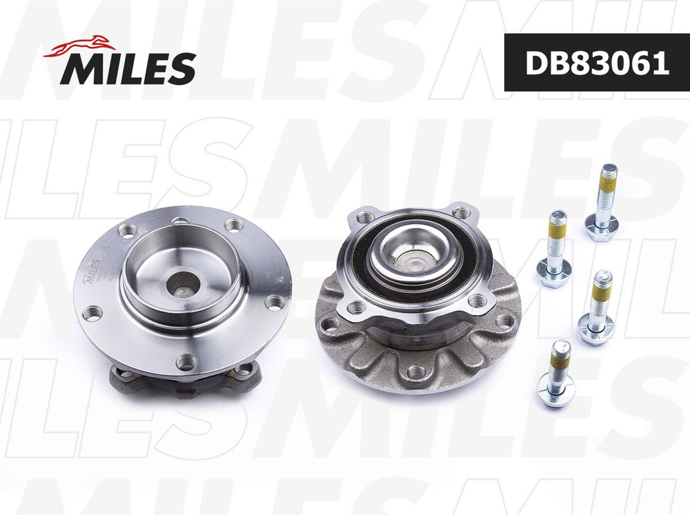 Ступица с подшипником Miles DB83061 для BMW 5 E39 передняя #1