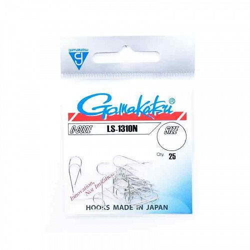 Крючки Gamakatsu LS-1310N Hooks Nickel № 12 (25 шт. в упак) / гамакатсу #1