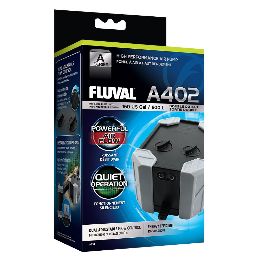 Компрессор для аквариумов FLUVAL AIr 402 двухканальный до 600 л  #1