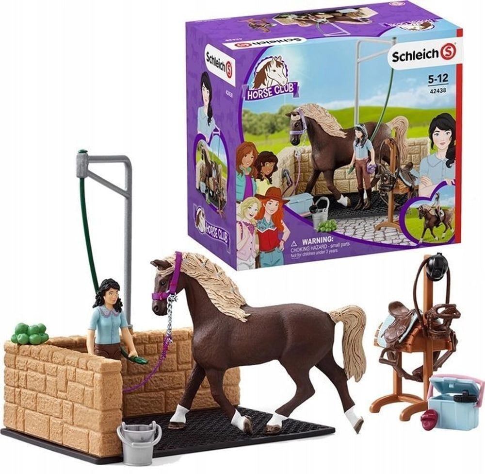 Мойка для лошадей Horse Club с Эмили и Луной Schleich 42438 #1