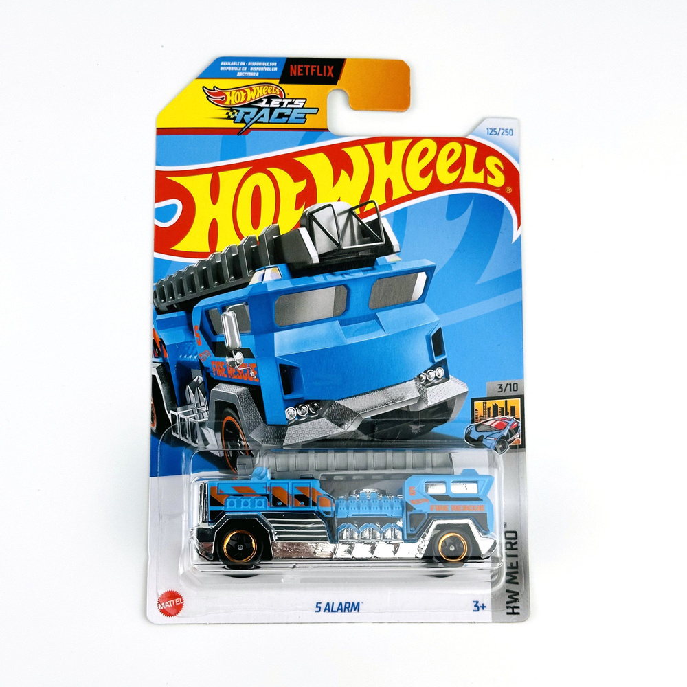 Машинка коллекционная Hot Wheels 2024 5 ALARM blue #1