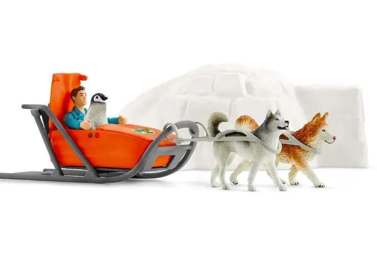 Игровой набор Schleich Антарктическая экспедиция с хаски, Шляйх 42624 Wild Life  #1