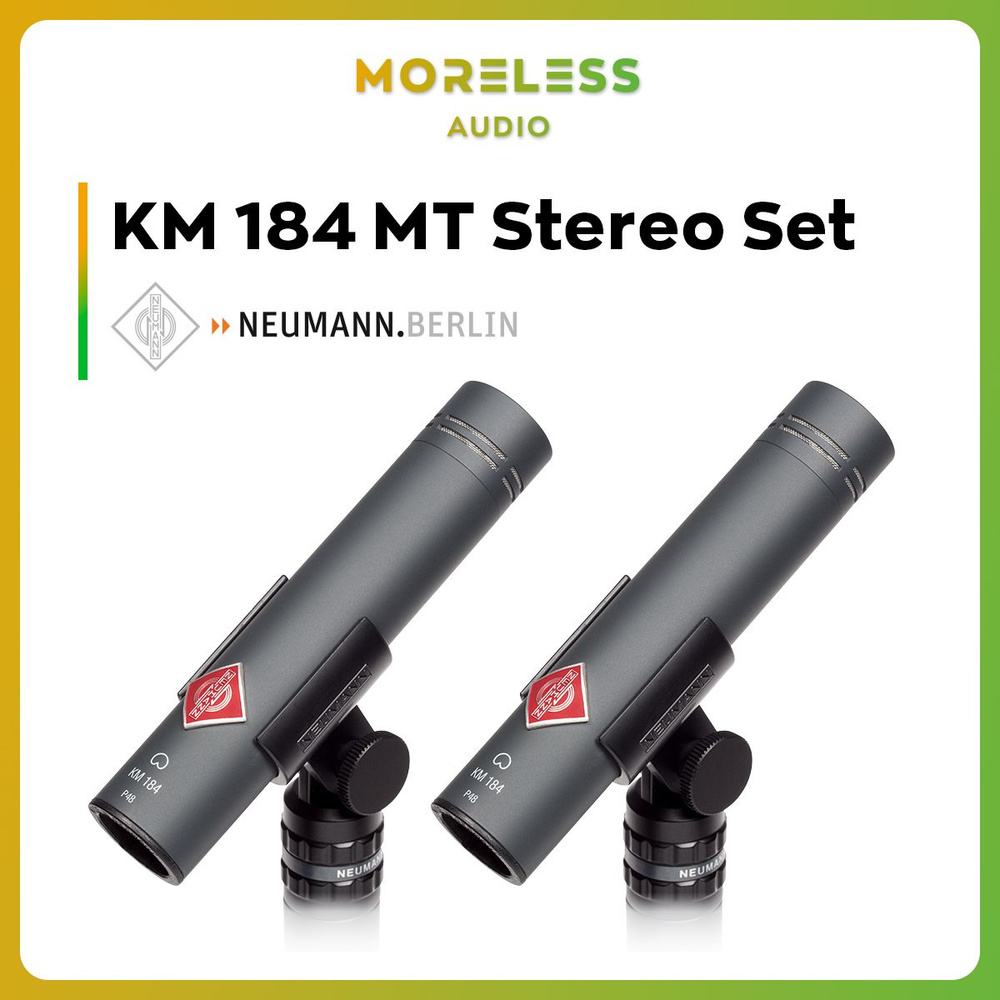 Neumann Микрофон студийный KM 184 MT Stereo Set, черный матовый #1