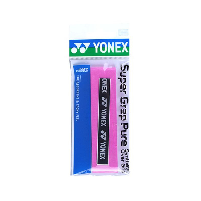 Обмотка для ручки Yonex Overgrip Super Grap Pure, Розовый #1