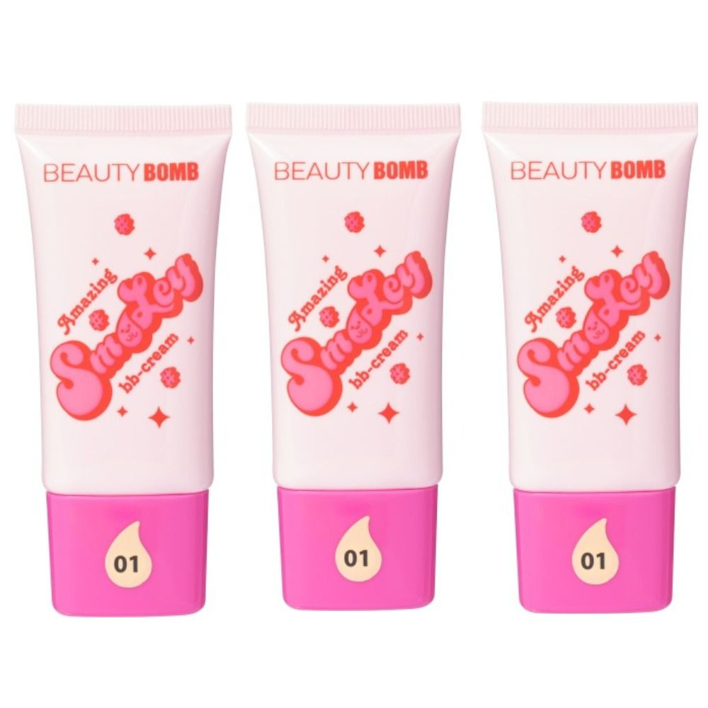 Beauty Bomb BB крем для лица Amazing Smiley, тон 01, 3 шт #1