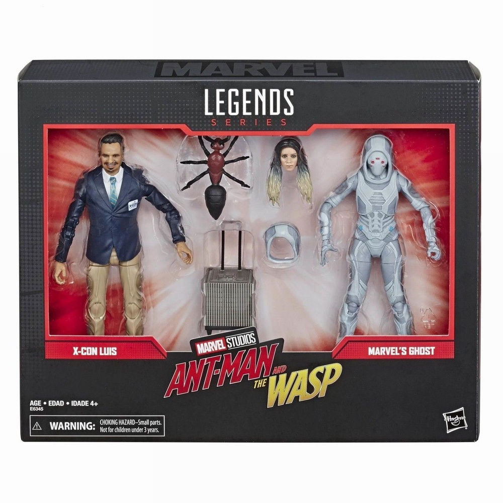 Hasbro фигурки Marvel Legends Series Avengers 80th Anniversary Action Figures X-Con Luis&Marvel's Ghost-16cm;Марвел #1