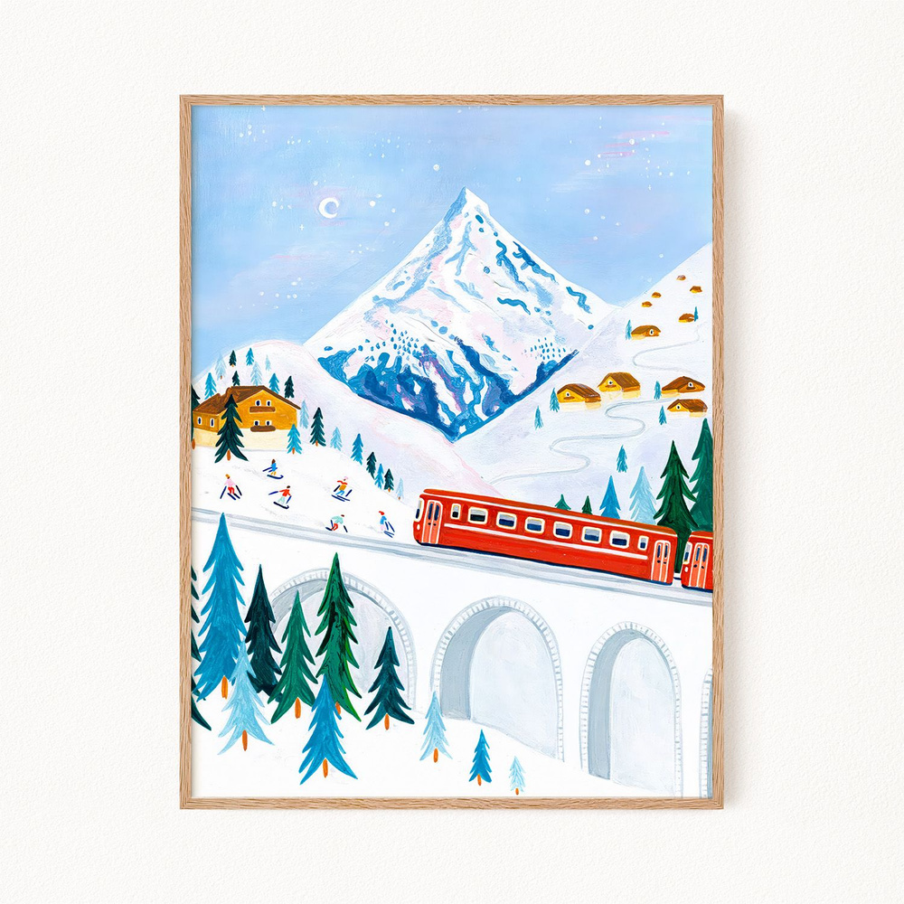 Постер "Zermatt, Switzerland / Церматт, Швейцария", 30х40 см #1