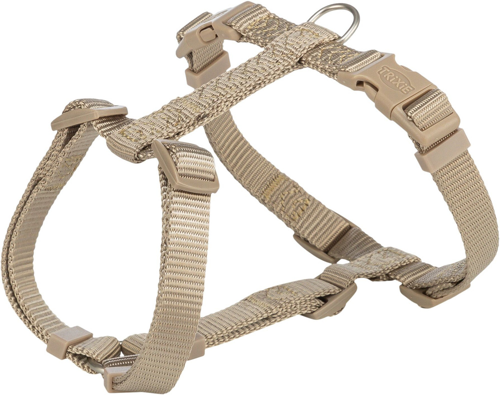 Шлея "TRIXIE" для собак "Premium H-harness", (M-L), 5275 cм/20мм,нейлон,пластик,металл,цв: песочный  #1