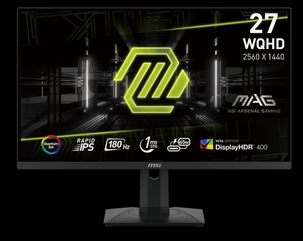 MSI 27" Монитор Игровой монитор MSI MAG 274QRF QD E2 2K 180hz, черный #1