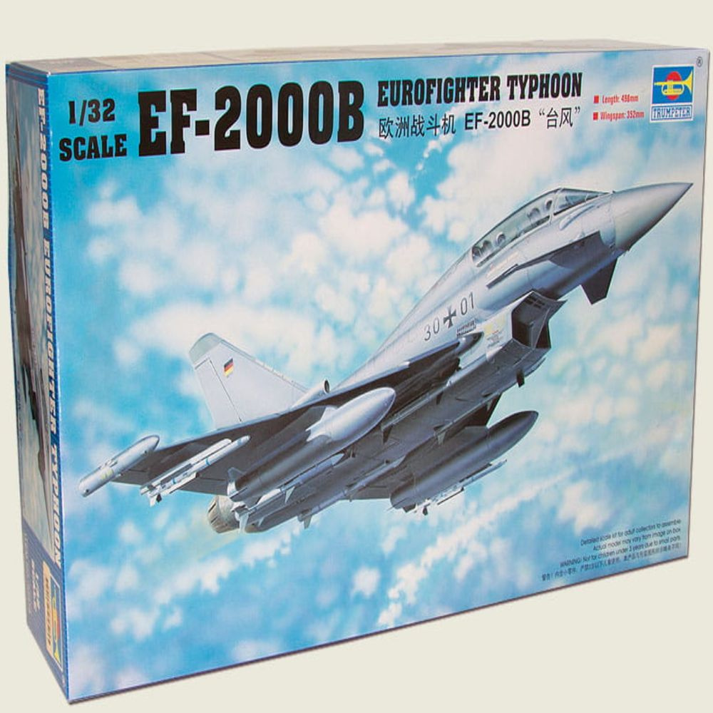 Trumpeter Сборная модель EF-2000B Eurofighter Typhoon #1