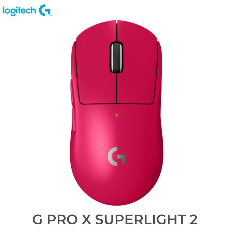 Logitech Игровая мышь беспроводная G PRO X SUPERLIGHT 2 LIGHTSPEED 32000Dpi HERO 2, черный, розовый  #1