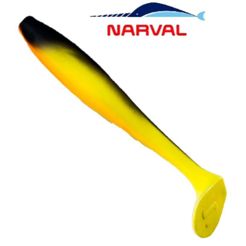 Приманка силиконовая Narval Choppy Tail 12cm цв. #028 Kwakinn / Виброхвост для джига на судака, щуку #1